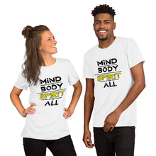 Load image into Gallery viewer, Mind Body &amp; Spirit Short-Sleeve Unisex T-Shirt