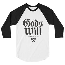 Load image into Gallery viewer, God&#39;s Will Fitness Baseball Tee